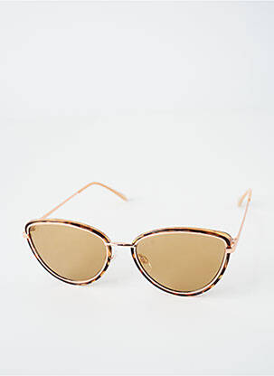 Lunettes de soleil imprimé animal marron CITY VISION EYEWEAR femme