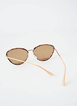 Lunettes de soleil imprimé animal marron CITY VISION EYEWEAR femme