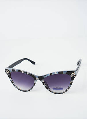 Lunettes de soleil broderie rivets gris CITY VISION EYEWEAR femme