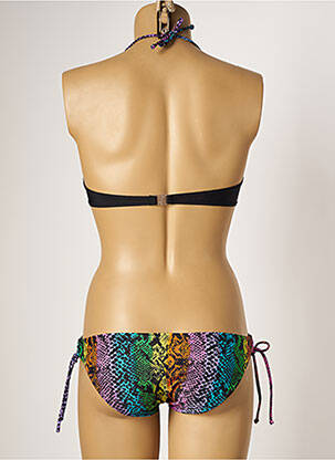 Maillot de bain 2 pièces stretch haut soutien-gorge moulé noir FREEGUN femme