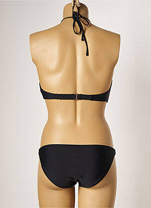 Maillot de bain 2 pièces stretch haut soutien-gorge moulé noir DAG ADOM femme