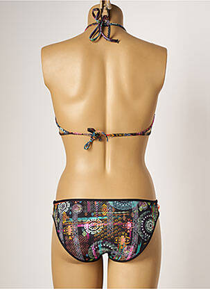 Maillot de bain 2 pièces stretch noir CHERRY BEACH femme