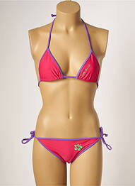 Maillot de bain 2 pièces stretch rose LITTLE MARCEL fille