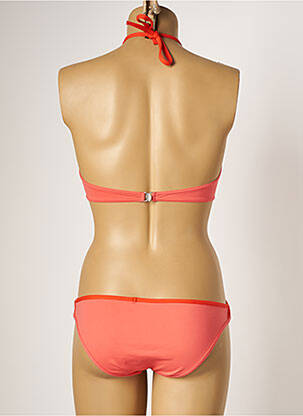 Maillot de bain 2 pièces stretch haut soutien-gorge moulé orange HISTOIRE DE PLAGE femme