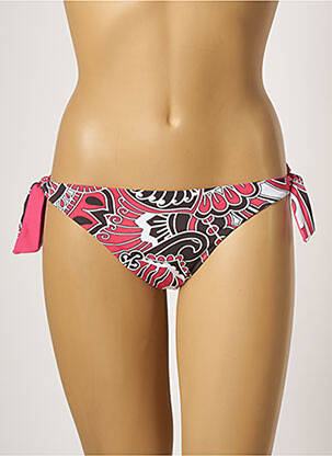 Bas de maillot de bain imprimé fantaisie bikini rose MOONTIDE femme