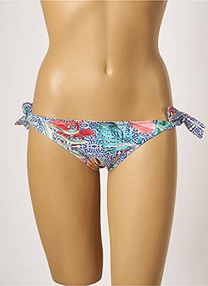 Bas de maillot de bain imprimé fantaisie bikini bleu MOONTIDE femme
