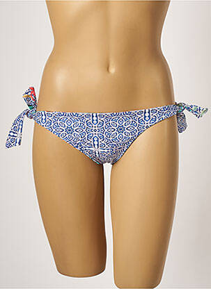 Bas de maillot de bain imprimé fantaisie bikini bleu MOONTIDE femme