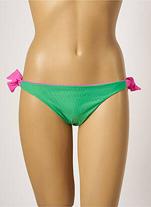 Bas de maillot de bain réversible bikini vert MOONTIDE femme