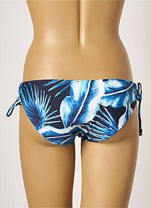 Bas de maillot de bain imprimé fantaisie culotte bleu MOONTIDE femme