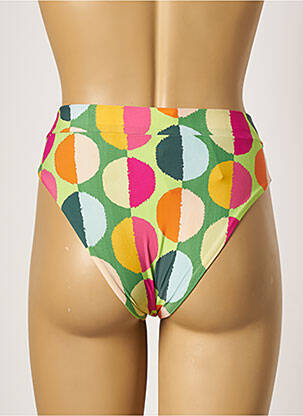 Bas de maillot de bain imprimé fantaisie culotte vert RIO DE SOL femme
