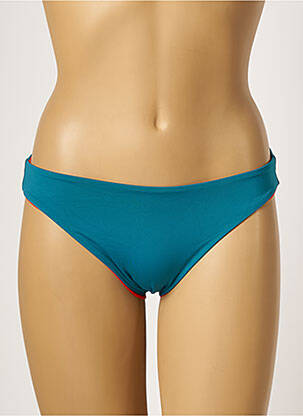 Bas de maillot de bain réversible culotte bleu KIWI femme