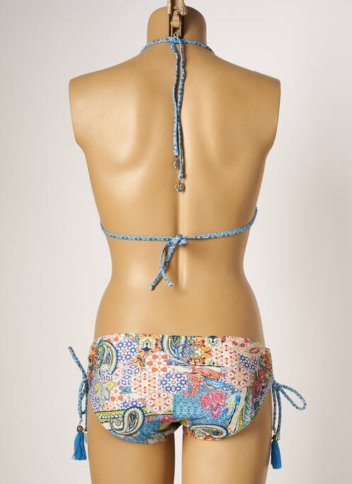 Maillot de bain 2 pièces bleu PIHA pour femme