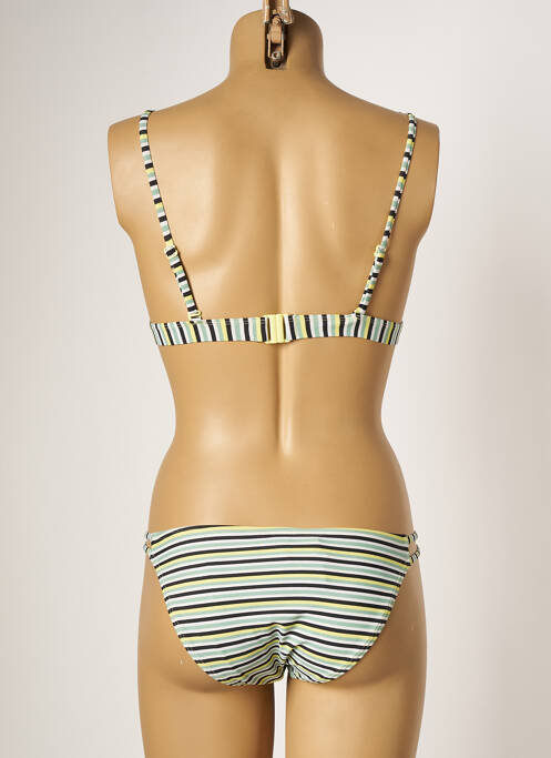 Maillot de bain 2 pièces jaune PIHA pour femme