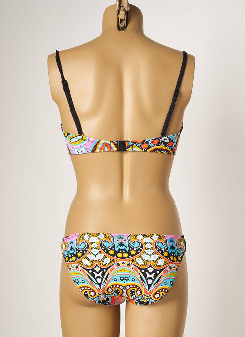 Maillot de bain 2 pièces orange CHERRY BEACH pour femme