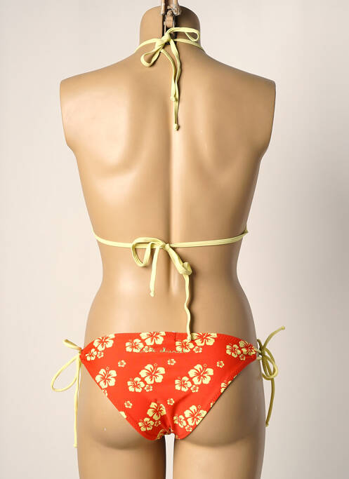 Maillot de bain 2 pièces orange LITTLE MARCEL pour femme
