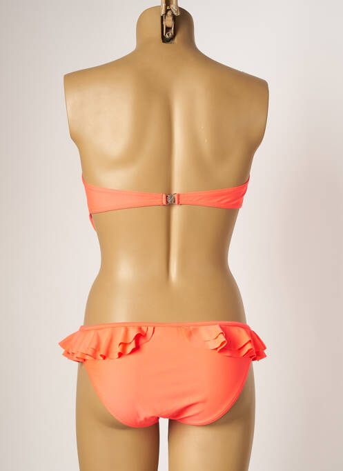 Maillot de bain 2 pièces orange PRINCESS K pour femme