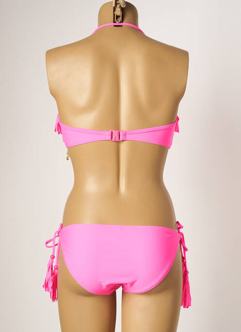 Maillot de bain 2 pièces rose DAG ADOM pour femme