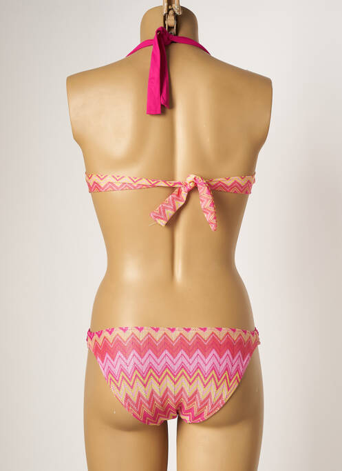 Maillot de bain 2 pièces rose KIWI pour femme