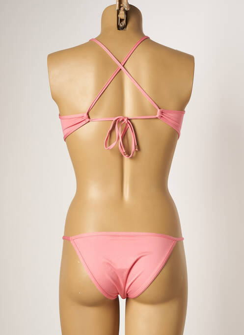Maillot de bain 2 pièces rose KIWI pour femme