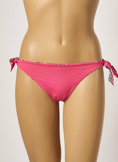 Bas de maillot de bain imprimé fantaisie bikini rose MOONTIDE femme