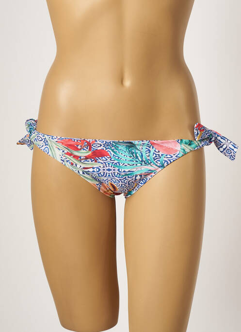 Bas de maillot de bain imprimé fantaisie bikini bleu MOONTIDE femme