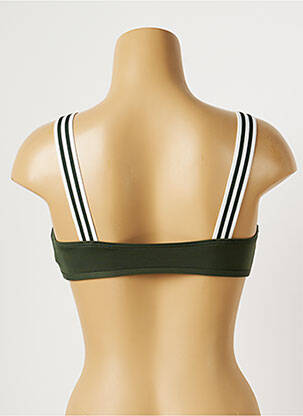 Haut de maillot de bain stretch haut soutien-gorge moulé vert SEAFOLLY femme
