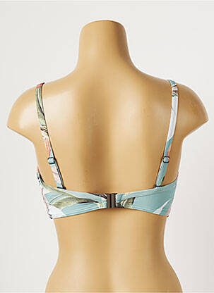 Haut de maillot de bain stretch haut soutien-gorge moulé vert MOONTIDE femme