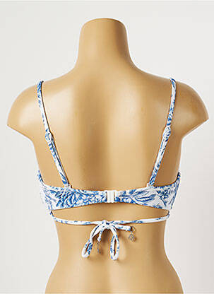 Haut de maillot de bain stretch haut soutien-gorge push-up bleu SEAFOLLY femme