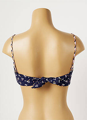 Haut de maillot de bain stretch haut soutien-gorge moulé bleu SEAFOLLY femme