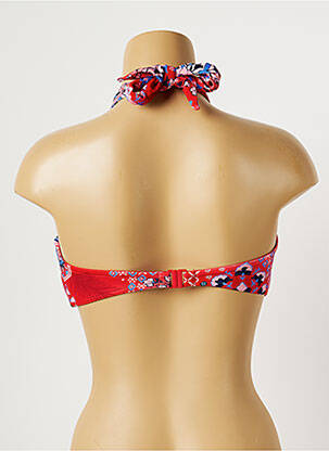 Haut de maillot de bain stretch haut soutien-gorge moulé rouge SEAFOLLY femme