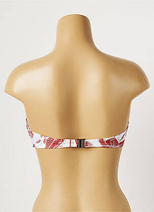 Haut de maillot de bain stretch haut bandeau marron MOONTIDE femme