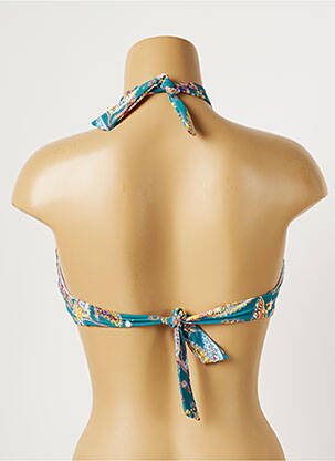 Haut de maillot de bain stretch haut bandeau vert MOONTIDE femme