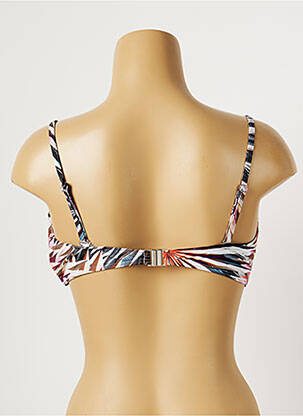 Haut de maillot de bain stretch haut bandeau marron MOONTIDE femme