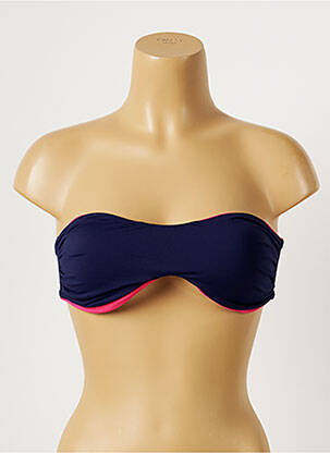 Haut de maillot de bain stretch haut bandeau rose KIWI femme