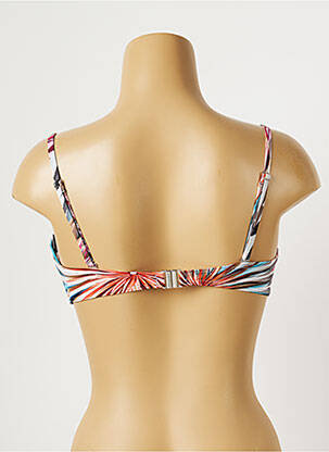 Haut de maillot de bain stretch haut bandeau bleu MOONTIDE femme