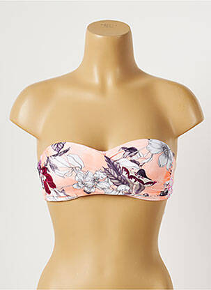 Haut de maillot de bain stretch haut bandeau rose SEAFOLLY femme