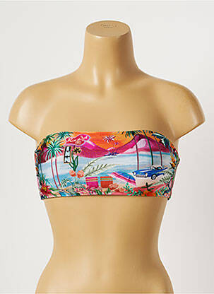 Haut de maillot de bain stretch haut bandeau bleu RIO DE SOL femme