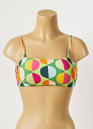 Haut de maillot de bain stretch haut bandeau vert RIO DE SOL femme
