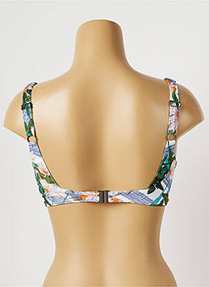 Haut de maillot de bain stretch haut soutien-gorge moulé vert MOONTIDE femme