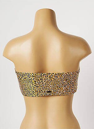 Haut de maillot de bain stretch haut bandeau jaune SEAFOLLY femme