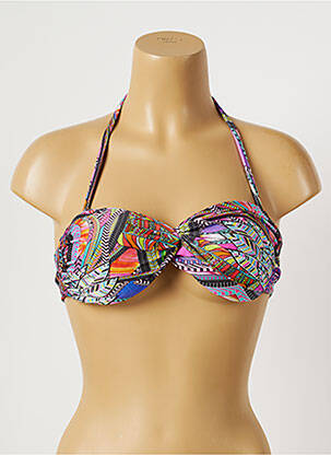 Haut de maillot de bain stretch haut bandeau violet RIO DE SOL femme