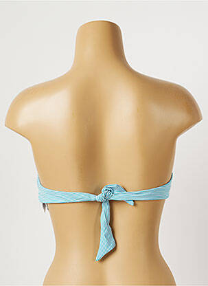 Haut de maillot de bain stretch haut bandeau bleu YSABEL MORA femme