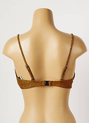 Haut de maillot de bain stretch haut bandeau marron PROTEST femme