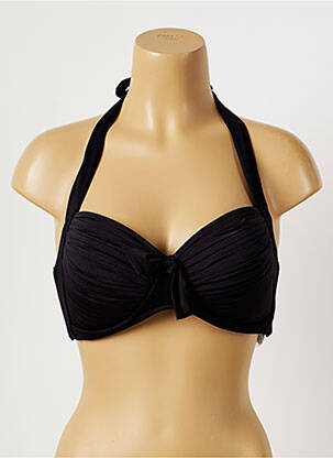 Haut de maillot de bain stretch haut soutien-gorge moulé noir SEAFOLLY femme