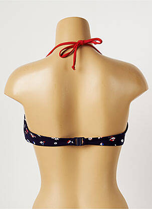 Haut de maillot de bain stretch haut bandeau bleu YSABEL MORA femme