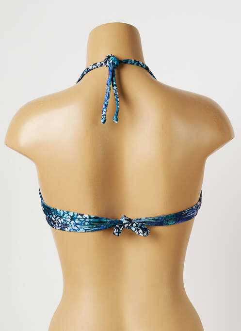 Haut de maillot de bain stretch haut bandeau bleu RIO DE SOL femme