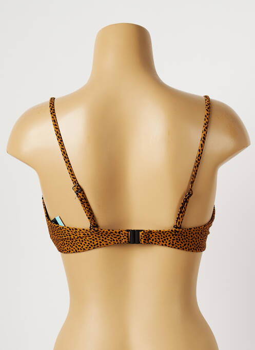 Haut de maillot de bain stretch haut bandeau marron PROTEST femme
