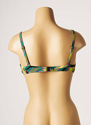 Haut de maillot de bain stretch haut soutien-gorge moulé vert CHERRY BEACH femme