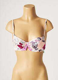 Haut de maillot de bain stretch haut soutien-gorge moulé rose SEAFOLLY femme