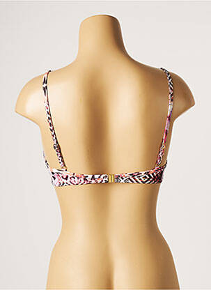 Haut de maillot de bain stretch haut soutien-gorge moulé rose KIWI femme
